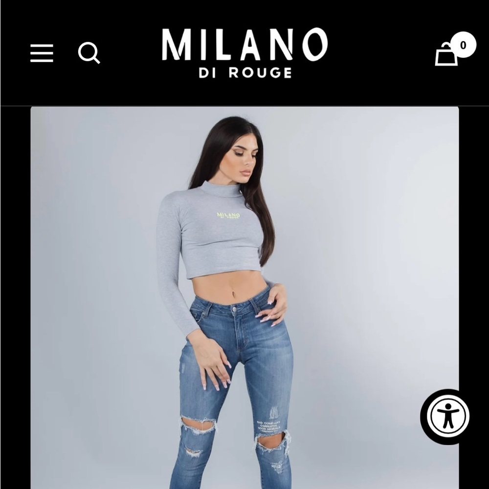 Milano di Rouge Crop Top